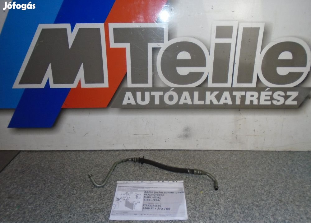 ÁR/DB [GYÁRI BONTOTT] BMW - OLAJHŰTŐCSŐ -  5-ÖS -/E39/;  7-ES -/E38/
